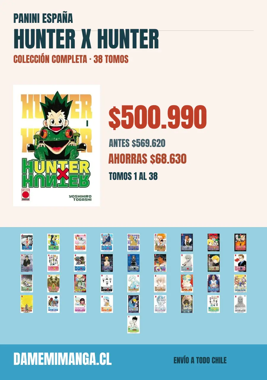 Hunter X Hunter Colección Completa (38 tomos) – Panini España