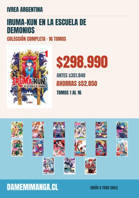 Iruma-Kun En la Escuela de Demonios Colección Completa (16 tomos) – Ivrea Argentina