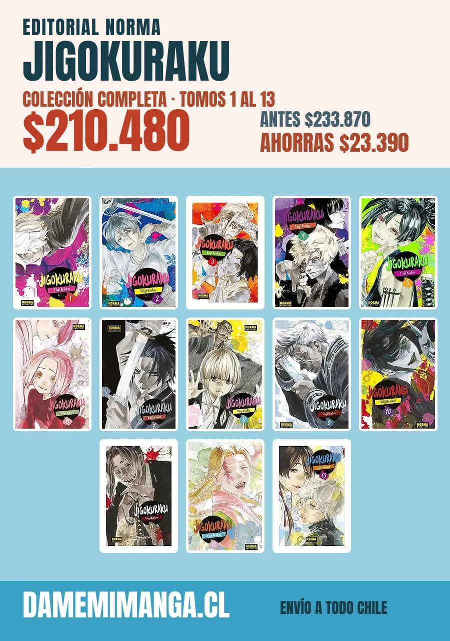 Jigokuraku Colección Completa (13 tomos) – Editorial Norma