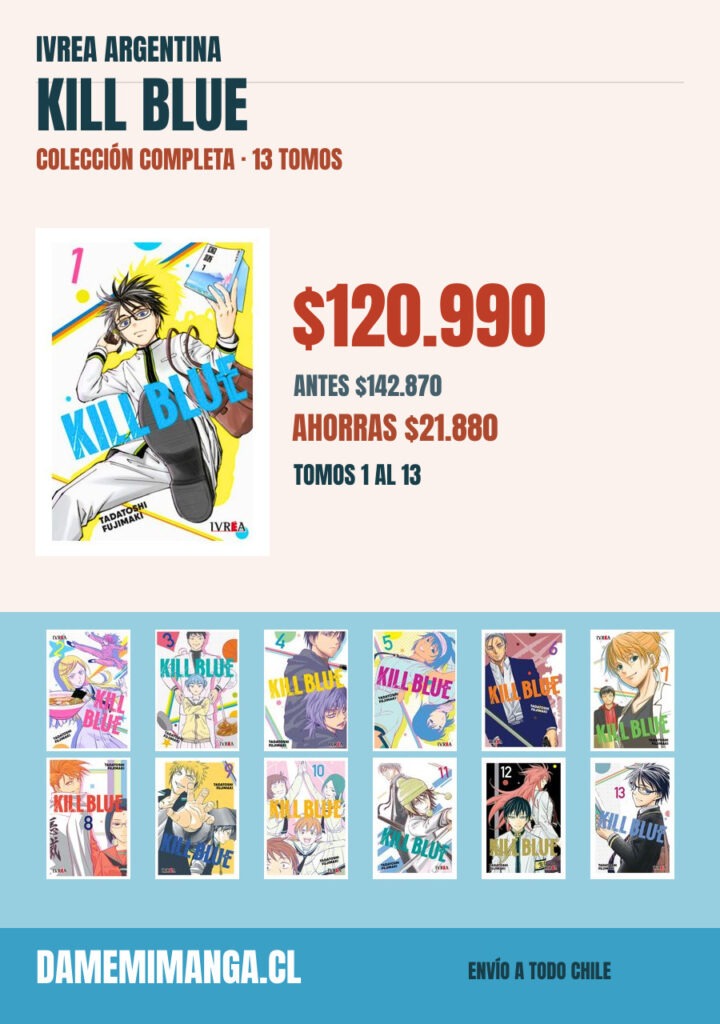 Kill Blue Colección Completa (13 tomos) – Ivrea Argentina