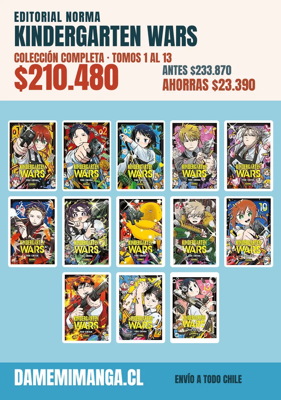 Kindergarten Wars Colección Completa (13 tomos) – Editorial Norma
