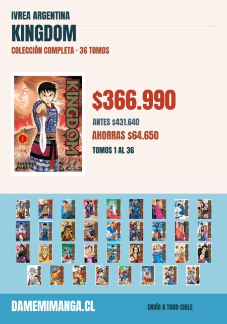 Kingdom Colección Completa (36 tomos) – Ivrea Argentina