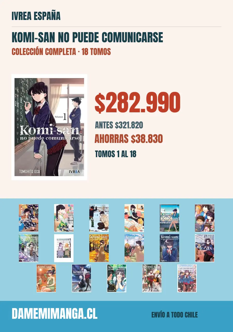 Komi-San No Puede Comunicarse Colección Completa (18 tomos) – Ivrea España