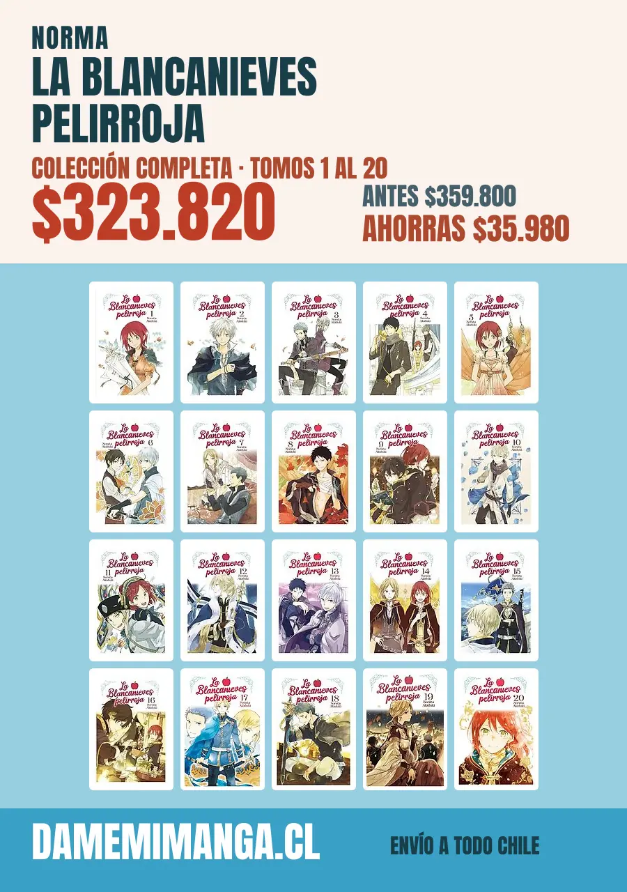 La Blancanieves Pelirroja Colección Completa (20 tomos) – Norma