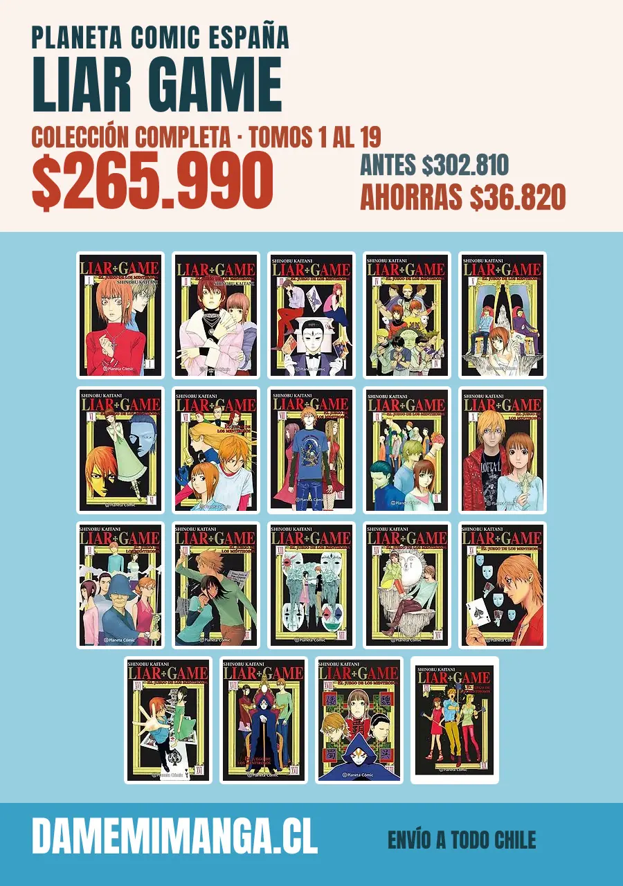 Liar Game Colección Completa (19 tomos) – Planeta Comic España