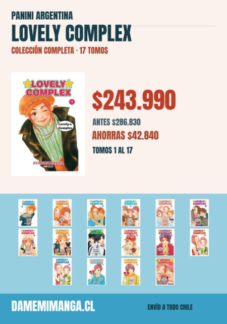Lovely Complex Colección Completa (17 tomos) – Panini Argentina