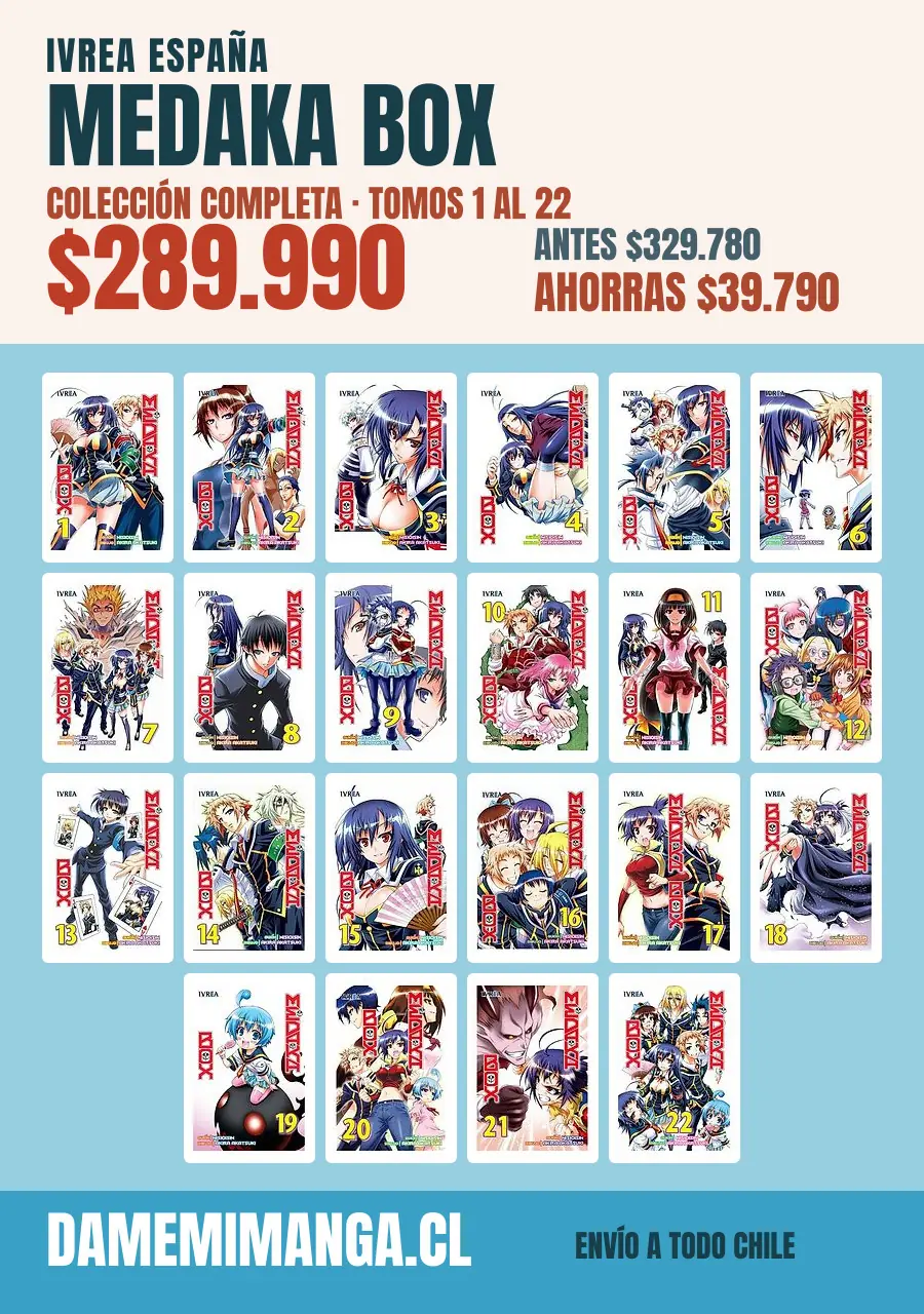 Medaka Box Colección Completa (22 tomos) – Ivrea España