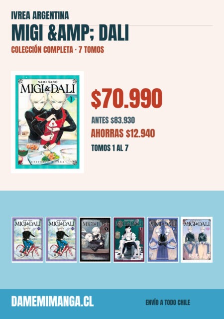 Migi & Dali Colección Completa (7 tomos) – Ivrea Argentina