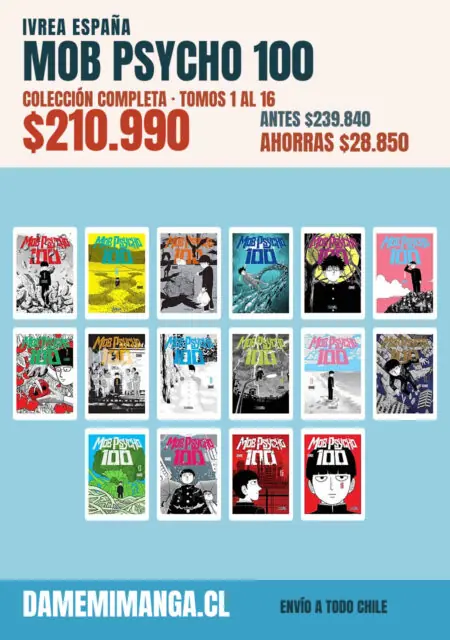 Mob Psycho 100 Colección Completa (16 tomos) – Ivrea España