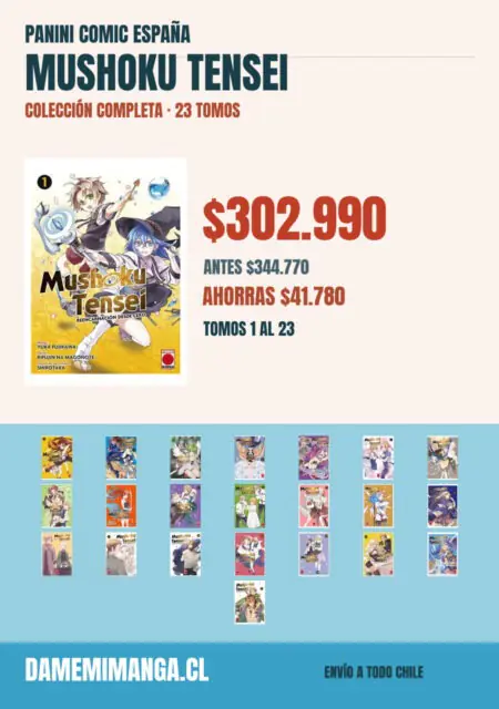Mushoku Tensei Colección Completa (23 tomos) – Panini Comic España