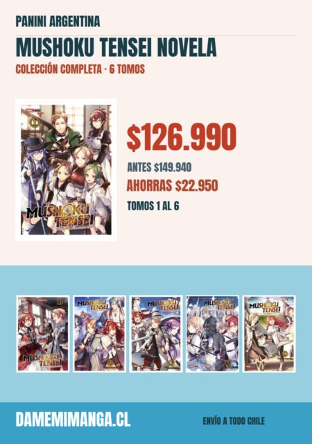 Mushoku Tensei Novela Colección Completa (6 tomos) – Panini Argentina