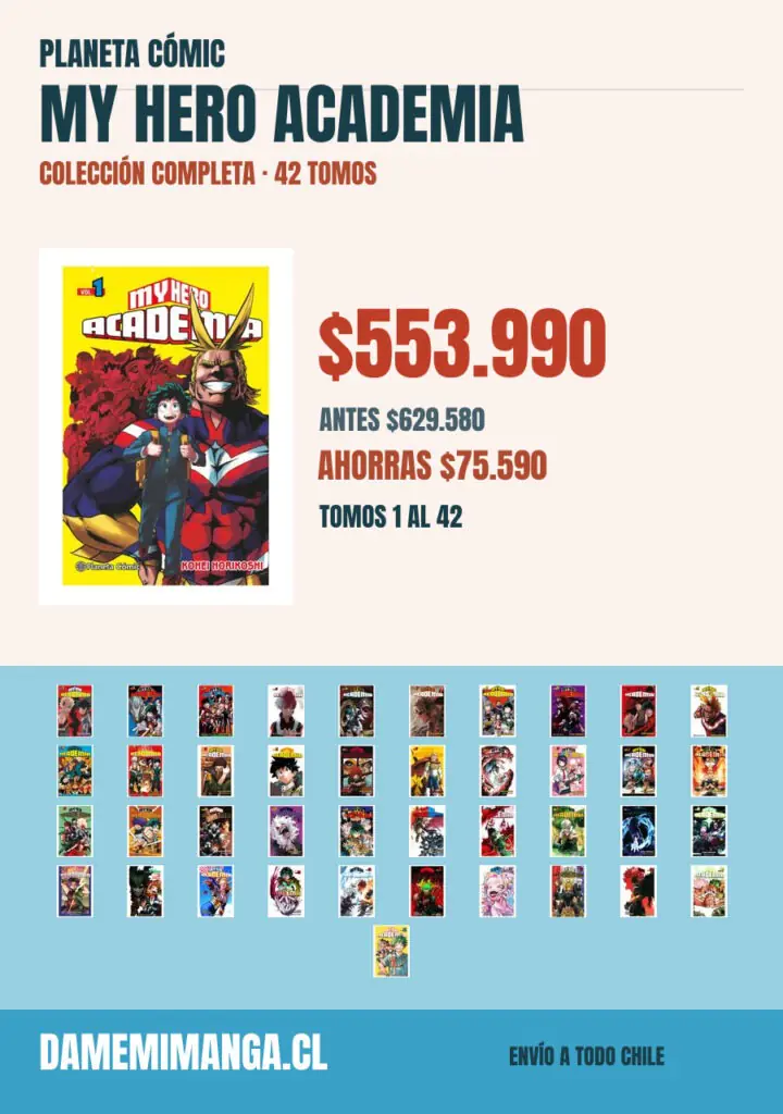 My Hero Academia Colección Completa (42 tomos) – Planeta Cómic