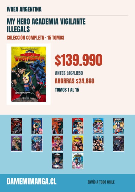 My Hero Academia Vigilante Illegals Colección Completa (15 tomos) – Ivrea Argentina