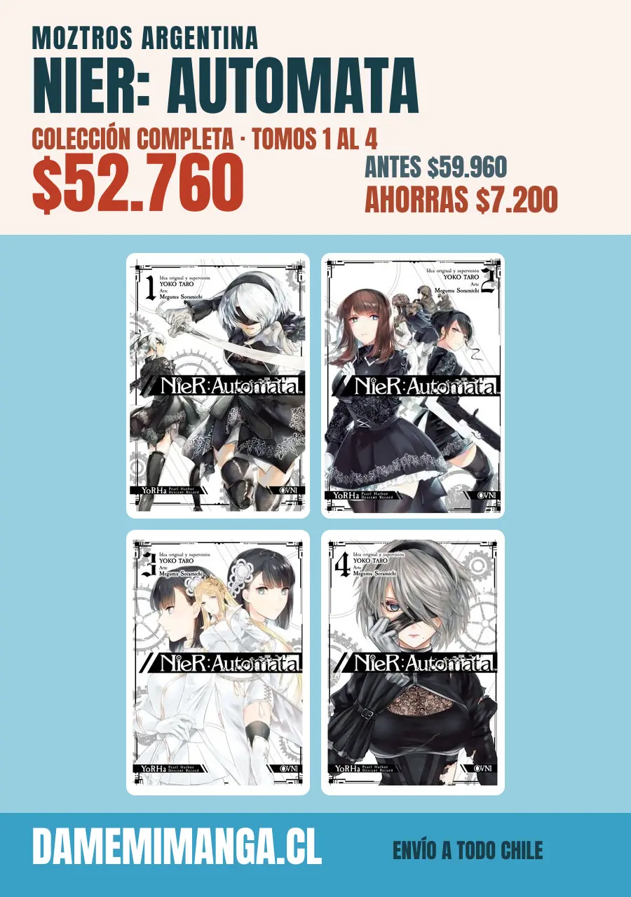 NieR: Automata Colección Completa (4 tomos) – Moztros Argentina