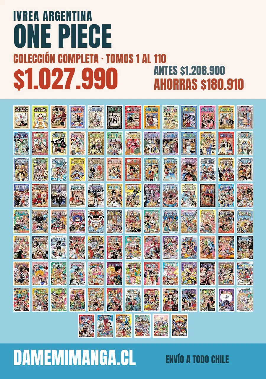 One Piece Colección Completa (110 tomos) – Ivrea Argentina