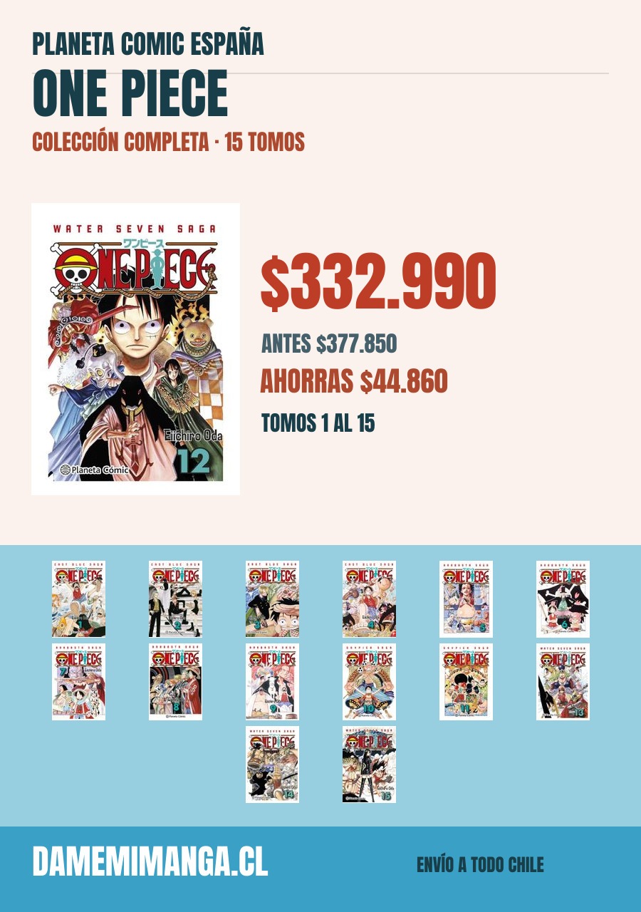 One Piece Colección Completa (15 tomos) – Planeta Comic España