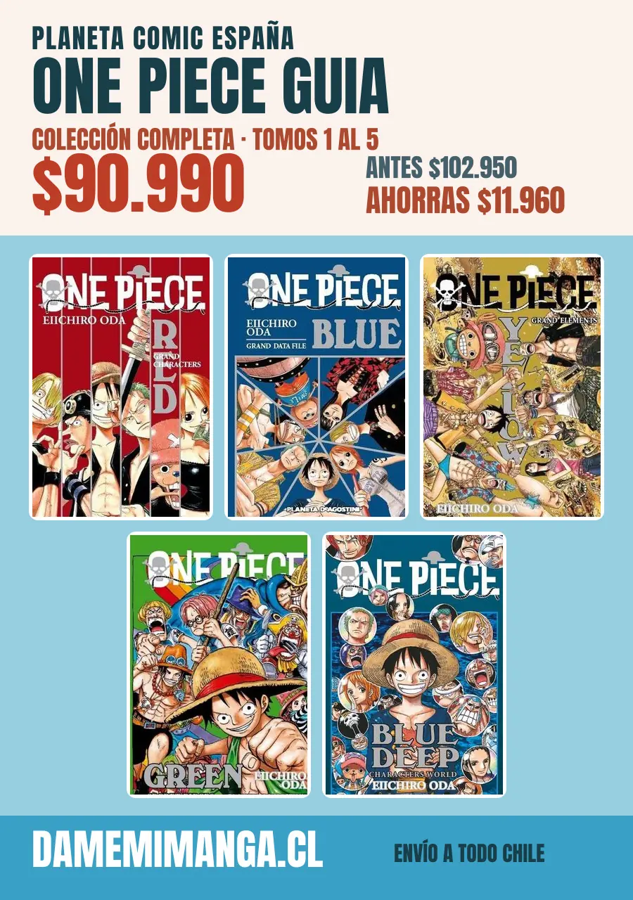 One Piece Guia Colección Completa (5 tomos) – Planeta Comic España