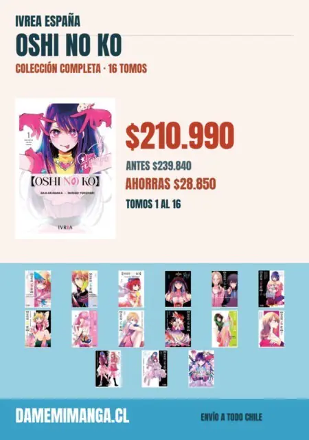 Oshi No Ko Colección Completa (16 tomos) – Ivrea España