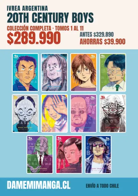 20Th Century Boys Colección Completa (11 tomos) – Ivrea Argentina