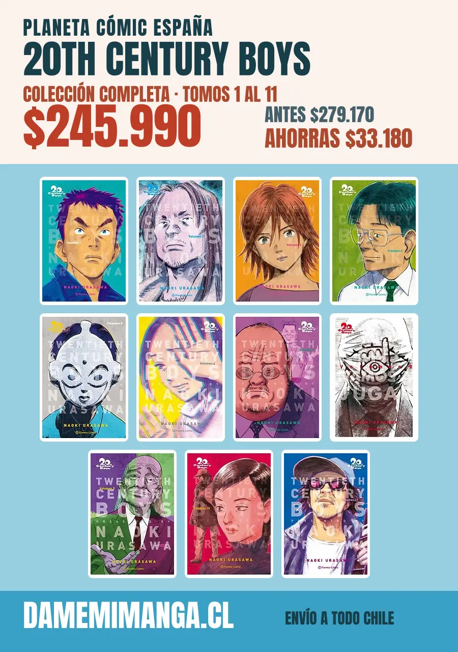 20Th Century Boys Colección Completa (11 tomos) – Planeta Cómic España