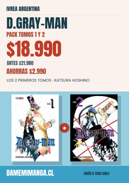 D.Gray-Man Pack Tomos 1 y 2 – Ivrea Argentina