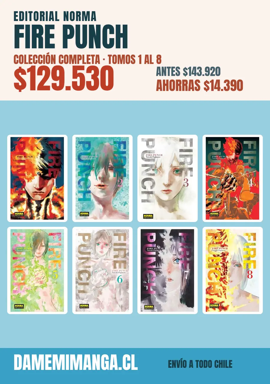 Fire Punch Colección Completa (8 tomos) – Editorial Norma