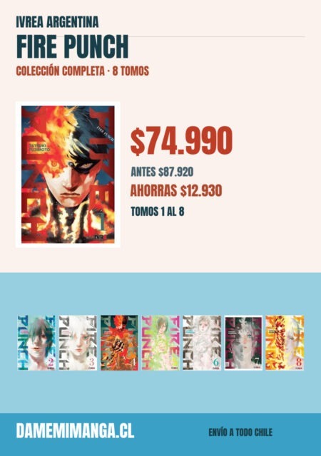 Fire Punch Colección Completa (8 tomos) – Ivrea Argentina