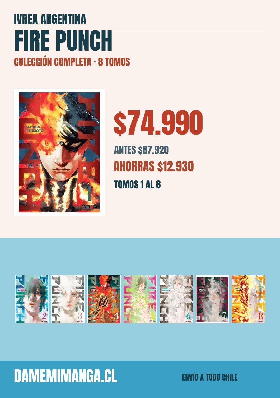 Fire Punch Colección Completa (8 tomos) – Ivrea Argentina