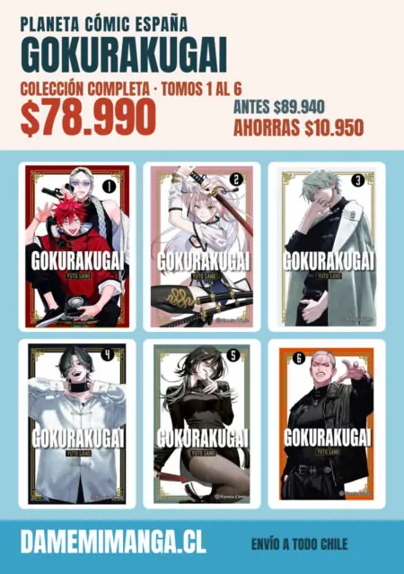 Gokurakugai Colección Completa (6 tomos) – Planeta Cómic España