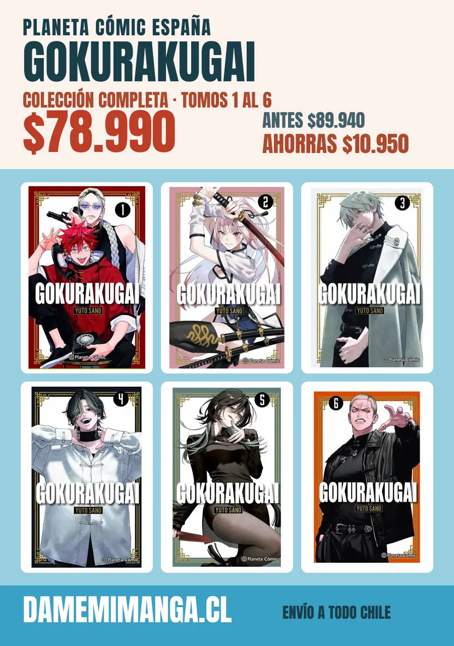 Gokurakugai Colección Completa (6 tomos) – Planeta Cómic España