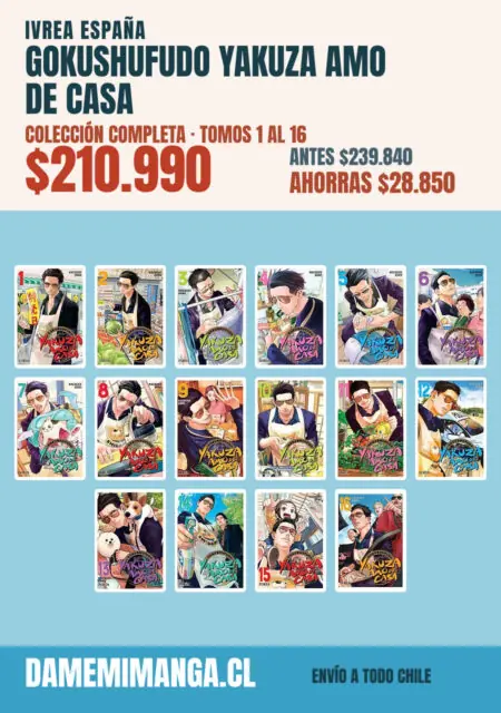 Gokushufudo Yakuza Amo De Casa Colección Completa (16 tomos) – Ivrea España