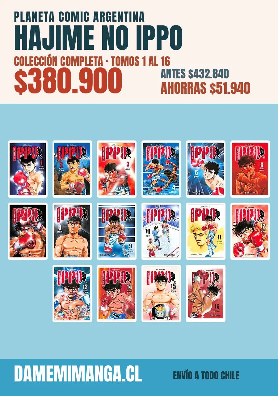Hajime no Ippo Colección Completa (16 tomos) – Planeta Comic Argentina