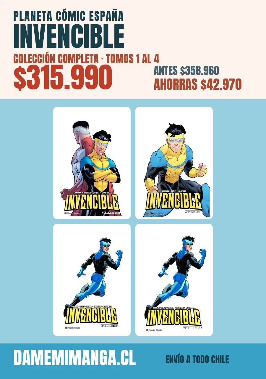 Invencible Colección Completa (4 tomos) – Planeta Cómic España