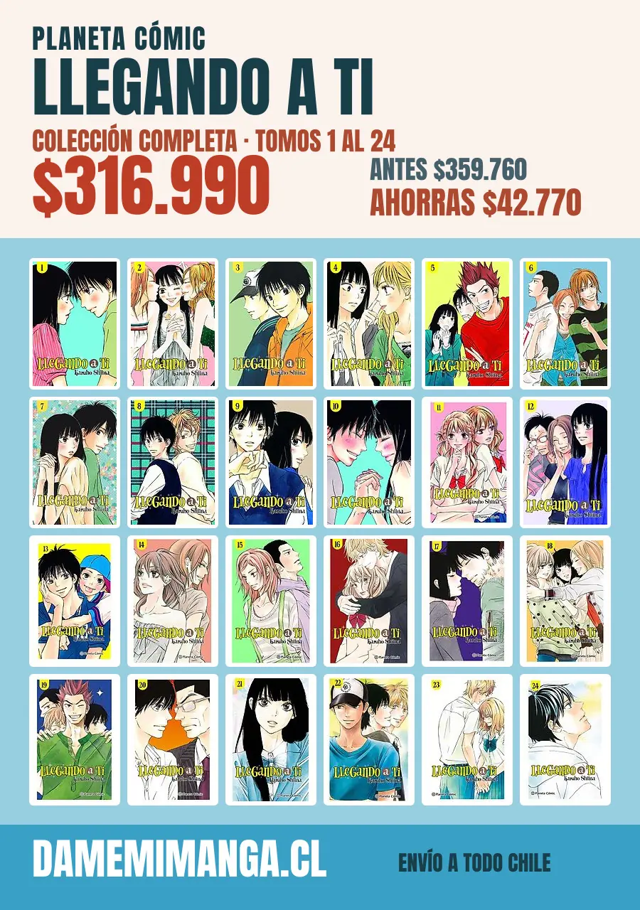 Llegando A Ti Colección Completa (24 tomos) – Planeta Cómic