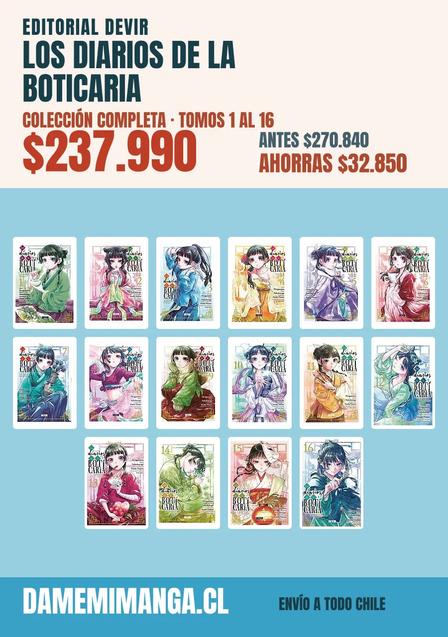 Los diarios de la boticaria Colección Completa (16 tomos) – Editorial Devir