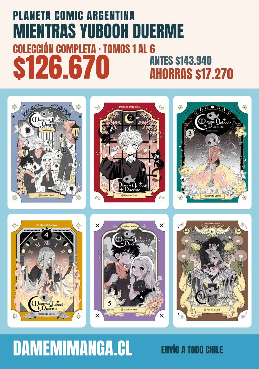 Mientras Yubooh Duerme Colección Completa (6 tomos) – Planeta Comic Argentina
