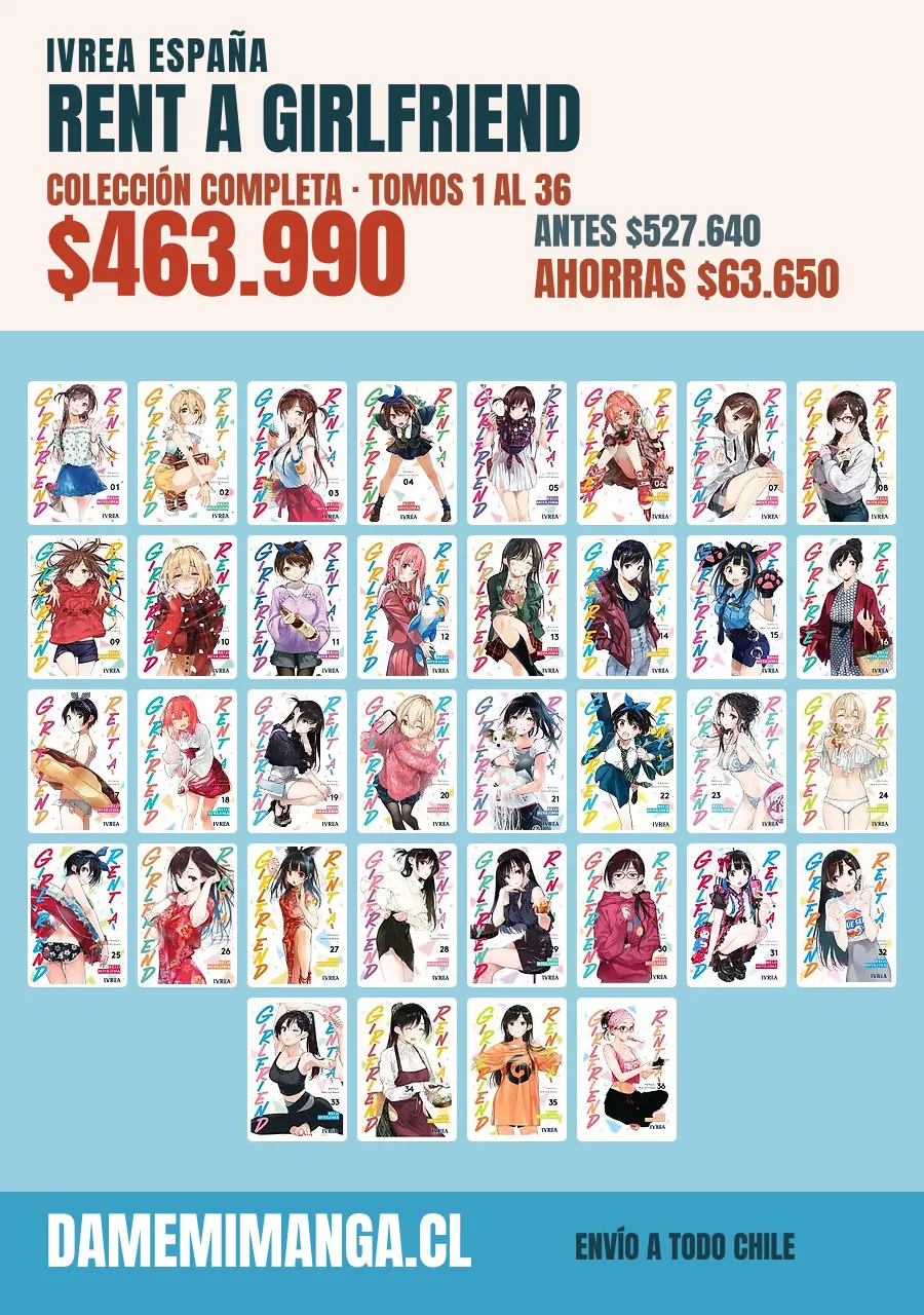 Rent A Girlfriend Colección Completa (36 tomos) – Ivrea España