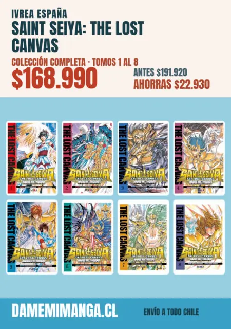 Saint Seiya: The Lost Canvas Colección Completa (8 tomos) – Ivrea España
