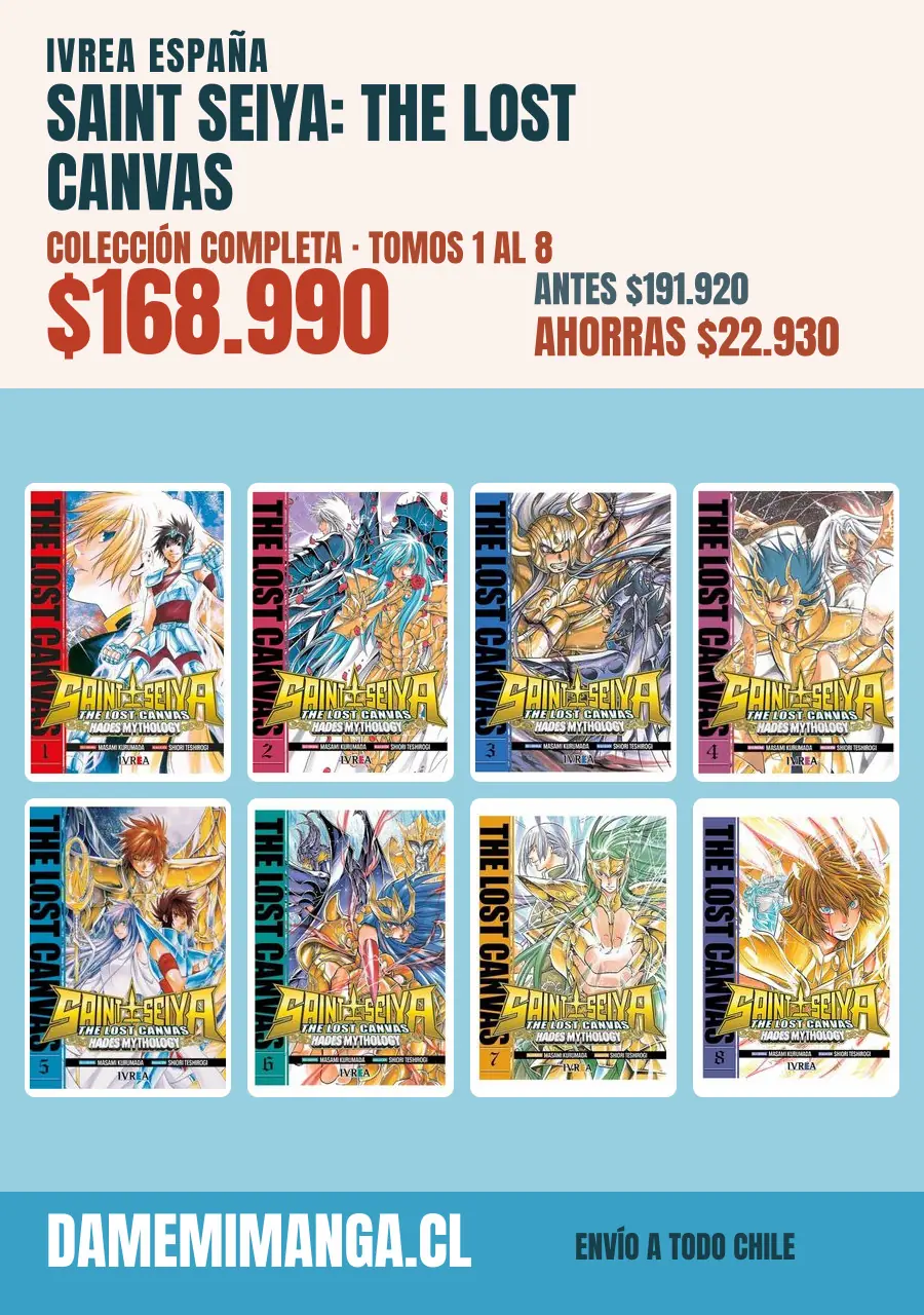 Saint Seiya: The Lost Canvas Colección Completa (8 tomos) – Ivrea España