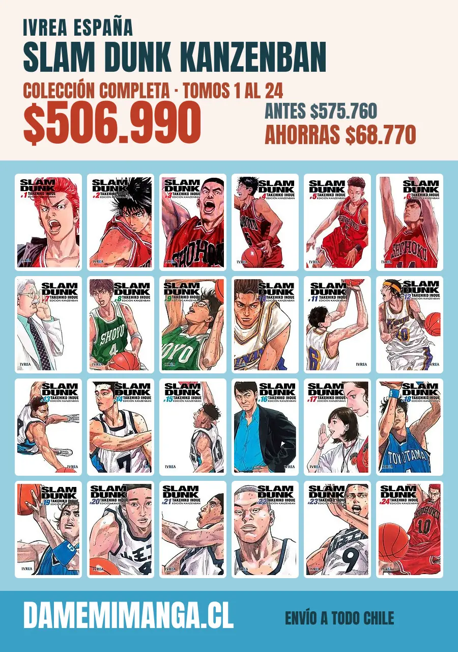 Slam Dunk Kanzenban Colección Completa (24 tomos) – Ivrea España
