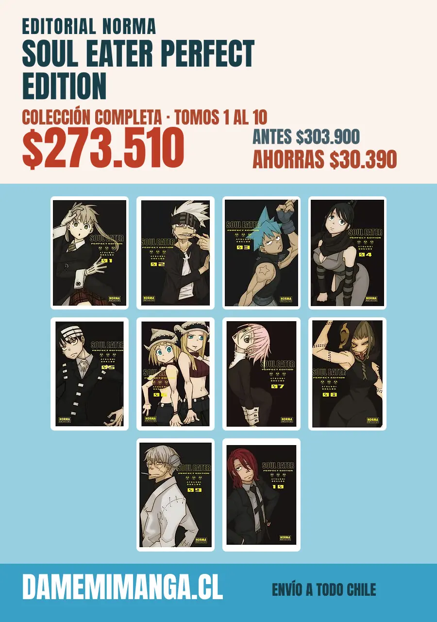 Soul Eater Perfect Edition Colección Completa (10 tomos) – Editorial Norma