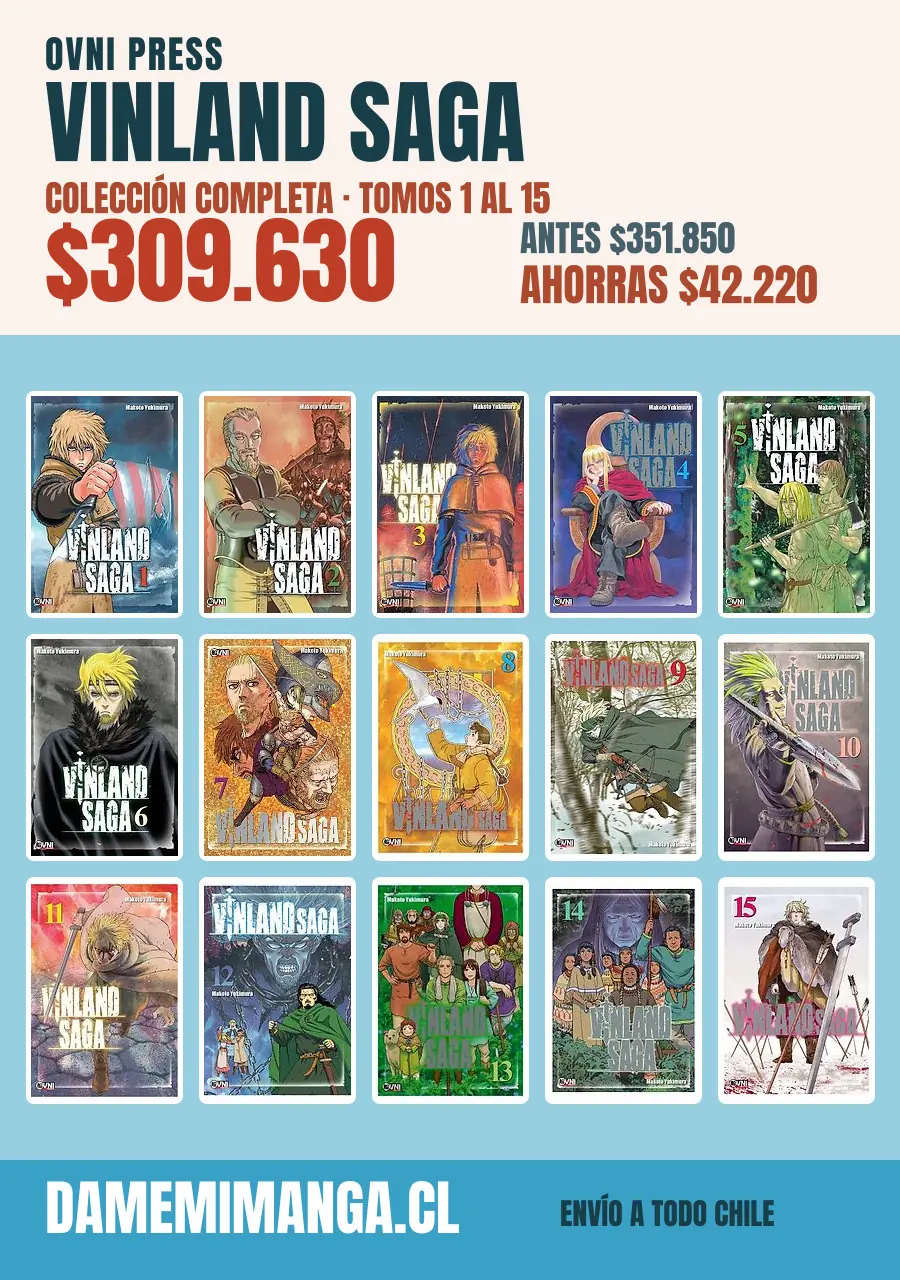 Vinland Saga Colección Completa (15 tomos) – Ovni Press