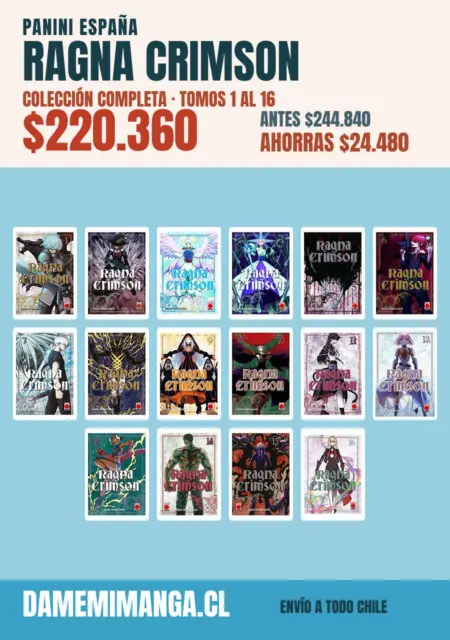 Ragna Crimson Colección Completa (16 tomos) – Panini España