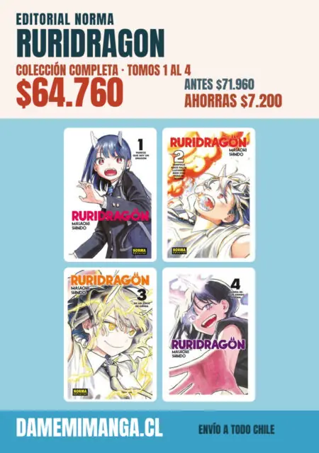 Ruridragon Colección Completa (4 tomos) – Editorial Norma