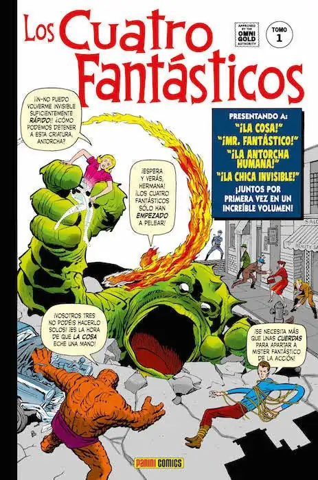 Los Cuatro Fantasticos (HC) Tomo 01 Genesis (Omnigold) - Panini Argentina