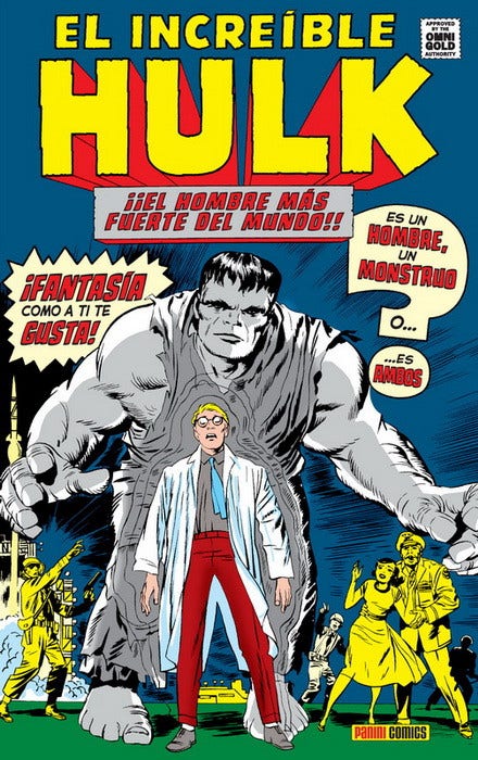 El Increible Hulk (HC) 01 Hombre o Mosntruo (Omnigold) - Panini Argentina