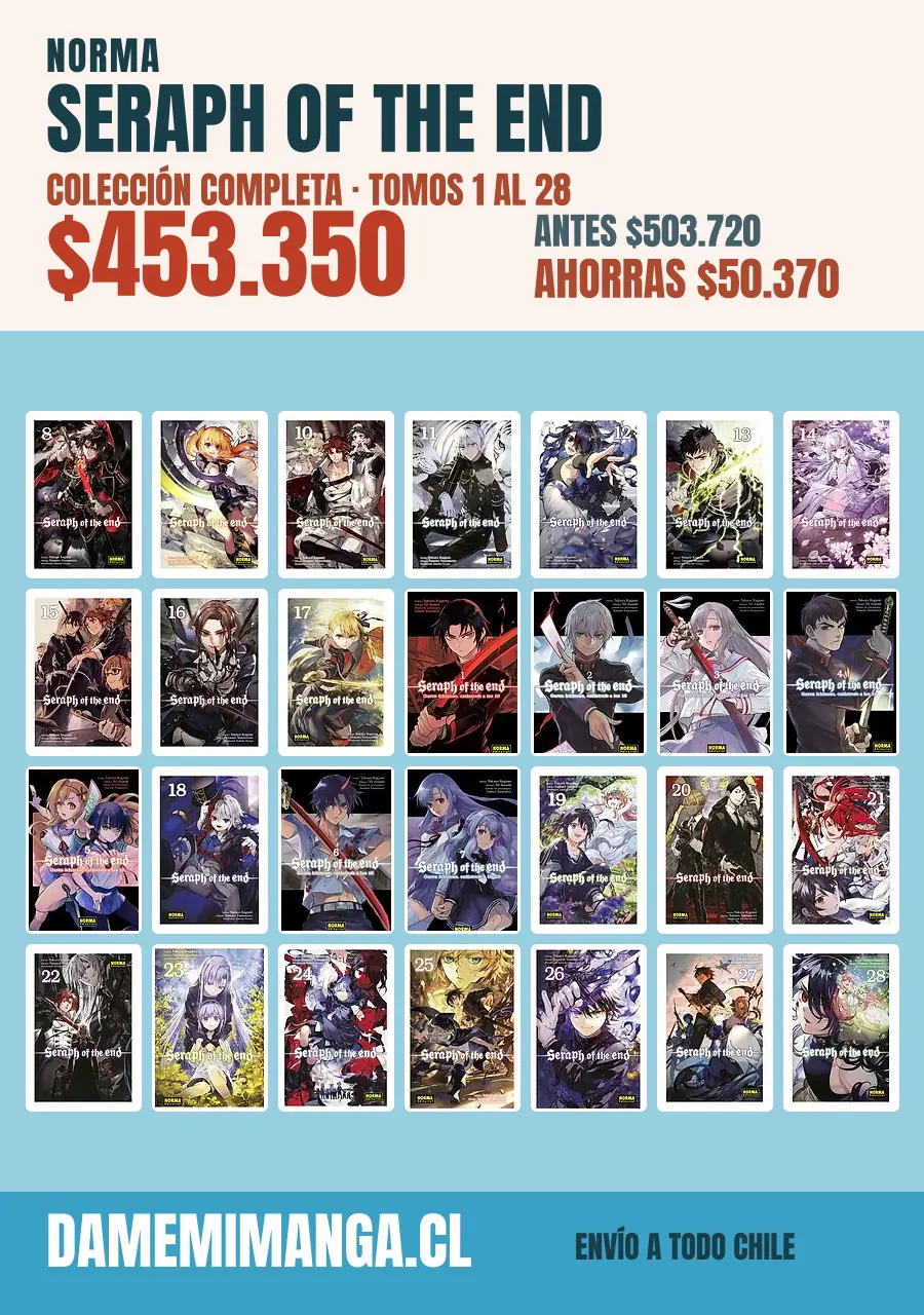 Seraph Of The End Colección Completa (28 tomos) – Norma