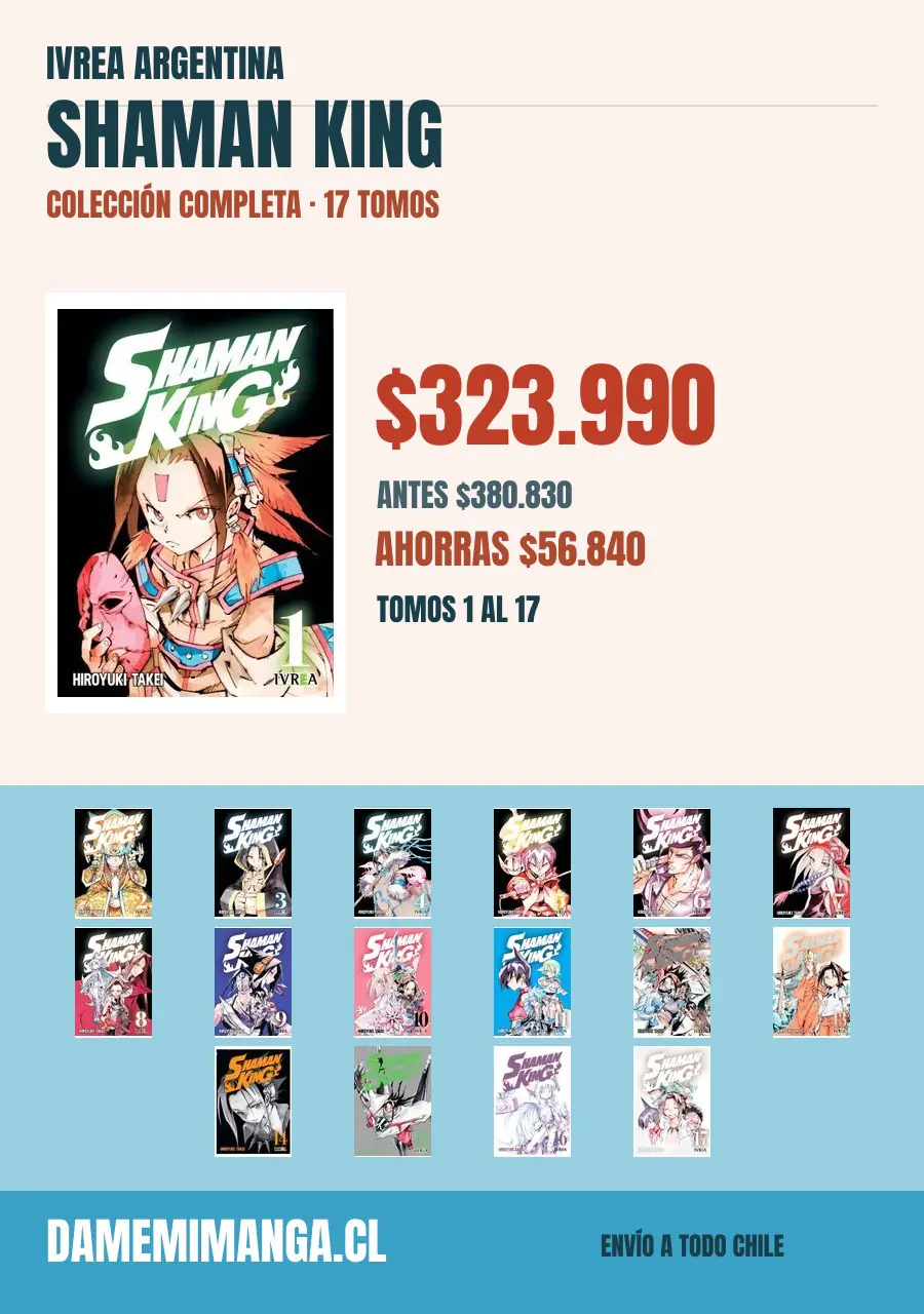 Shaman King Colección Completa (17 tomos) – Ivrea Argentina