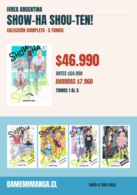 Show-ha Shou-ten! Colección Completa (5 tomos) – Ivrea Argentina