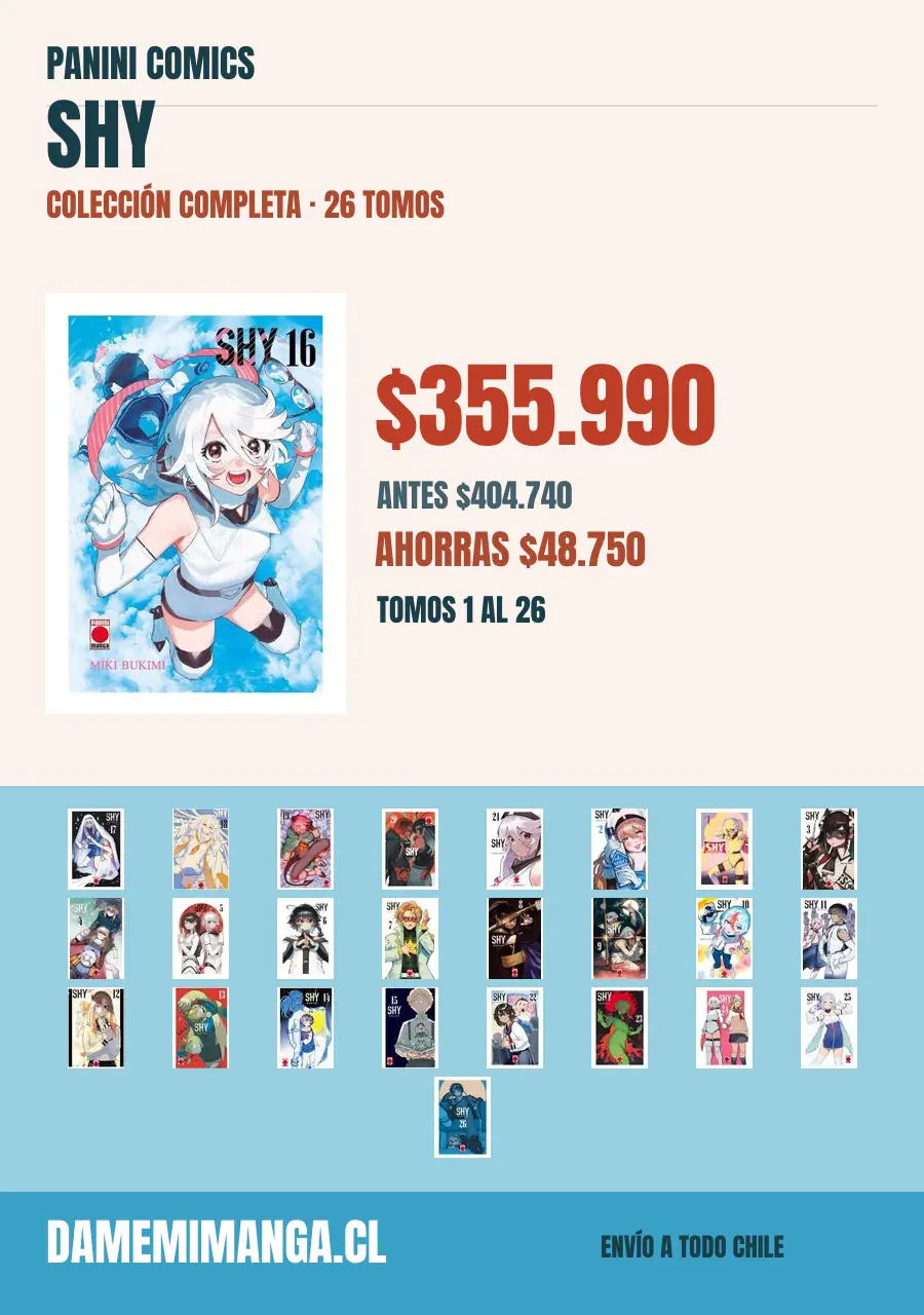 Shy Colección Completa (26 tomos) – Panini Comics